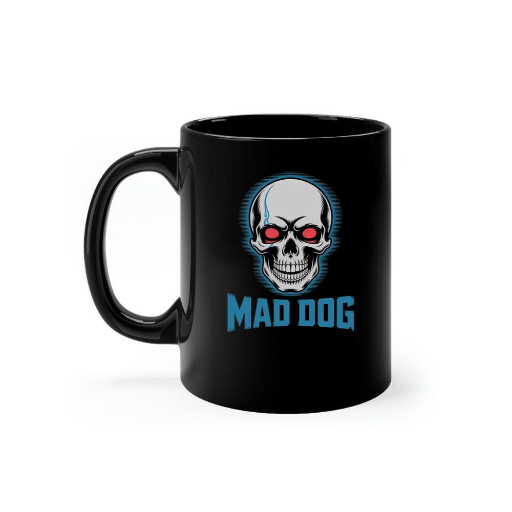 Mad Dog Red Eyes Horror Design Mug