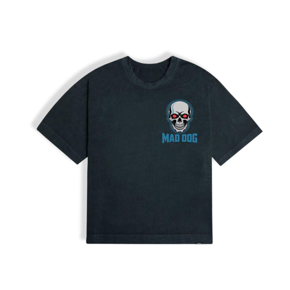 Mad Dog Red Eyes Horror Design T-Shirt