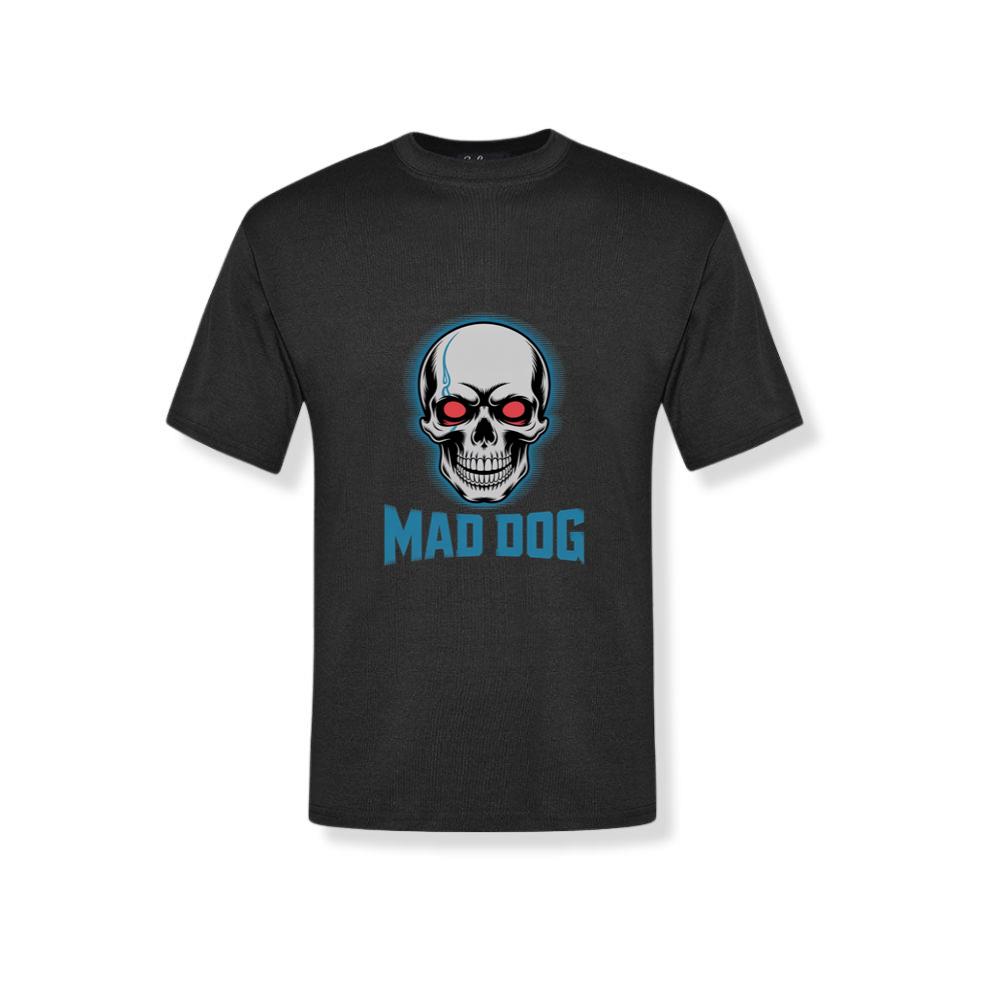 Mad Dog Red Eyes Horror Design T-Shirt