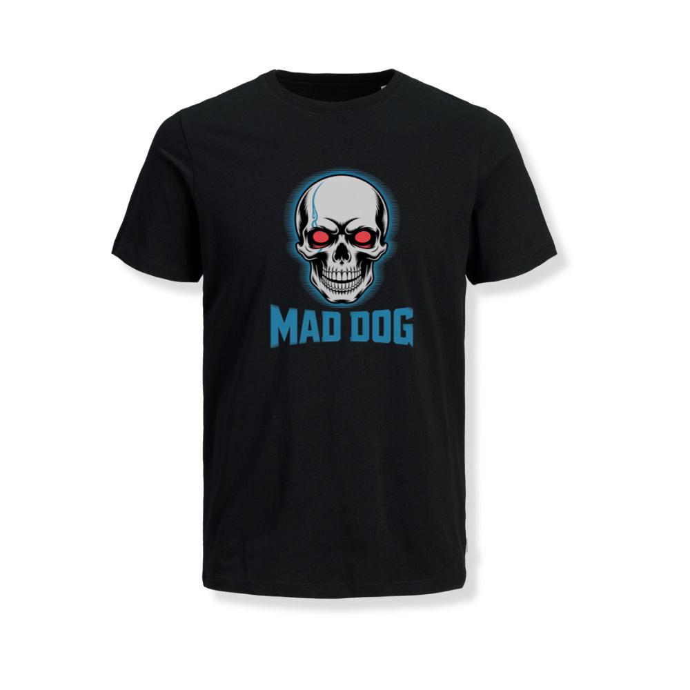 Mad Dog Red Eyes Horror Design T-Shirt