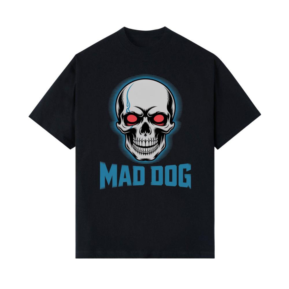 Mad Dog Red Eyes Horror Design T-Shirts