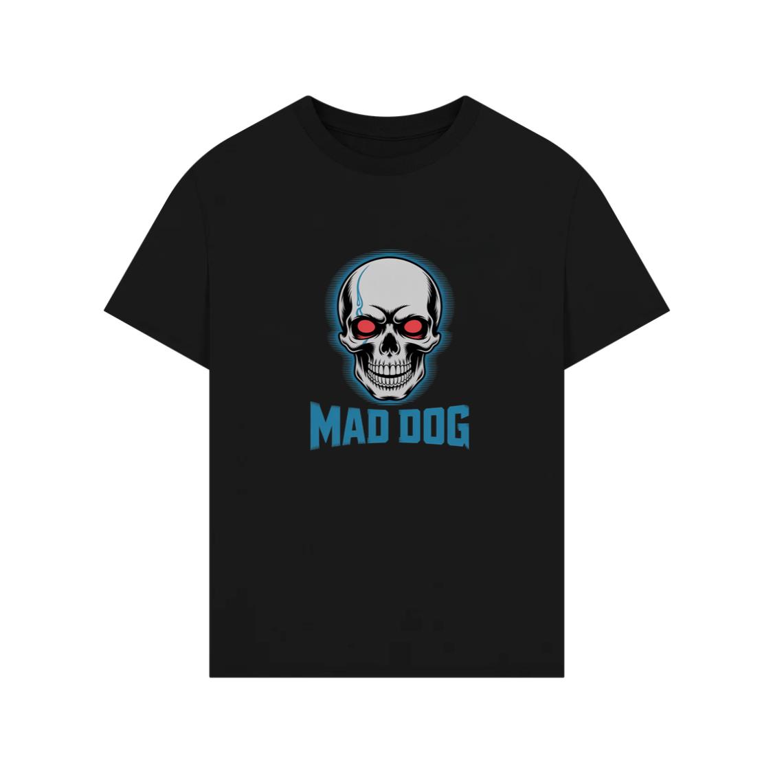Mad Dog Red Eyes Horror Design T-Shirts