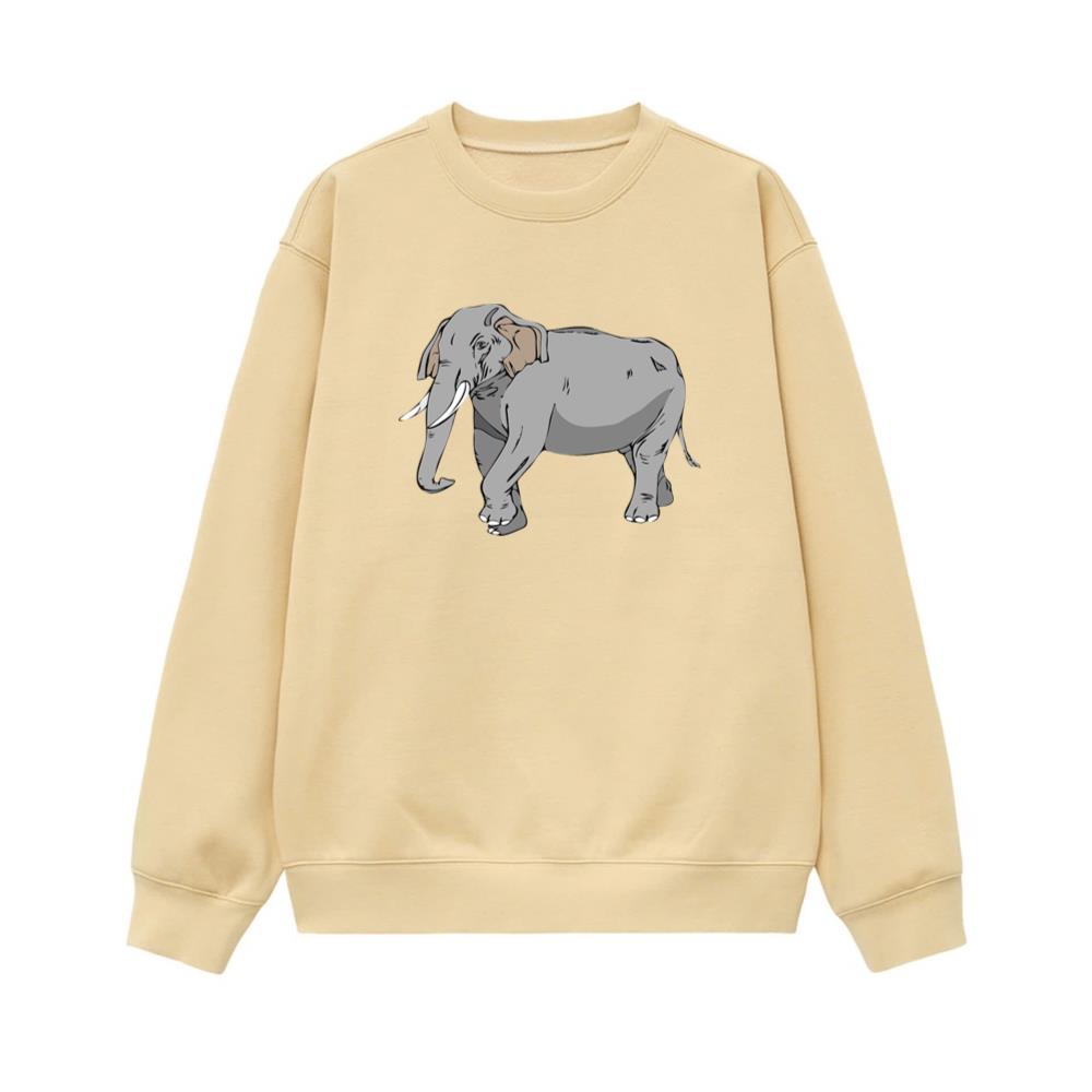 Majestic Grey Elephant Sweatshirt