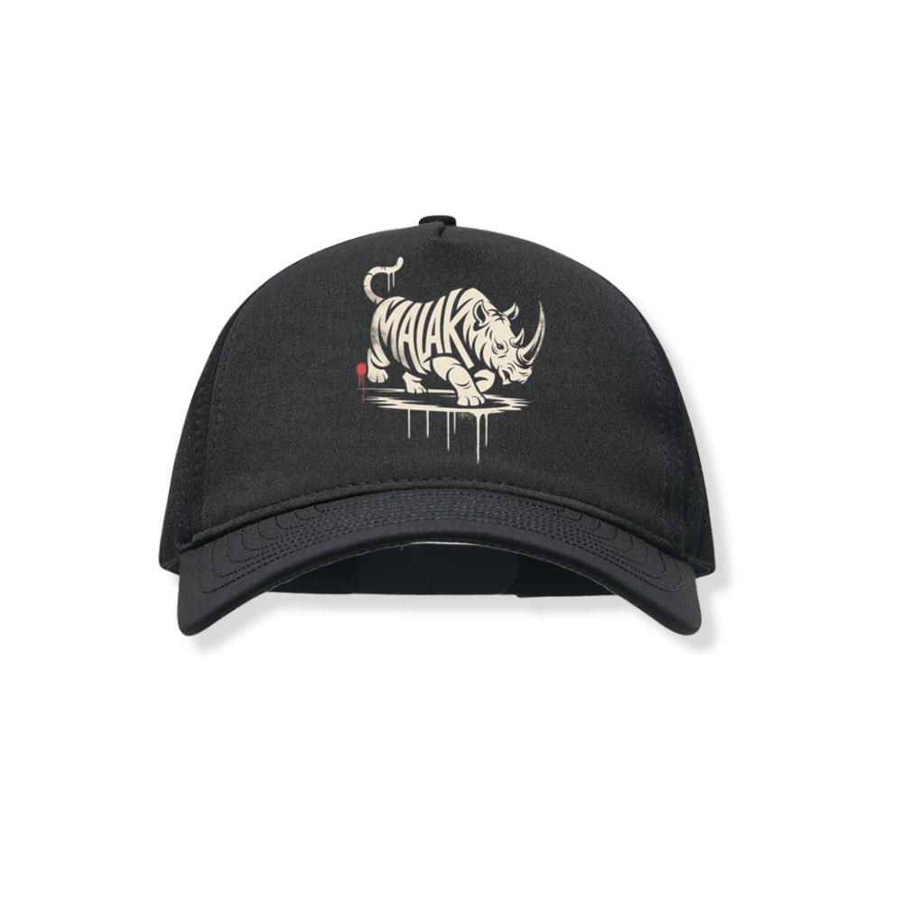 Malak Rhino Retro Horror Graphic Black Hat