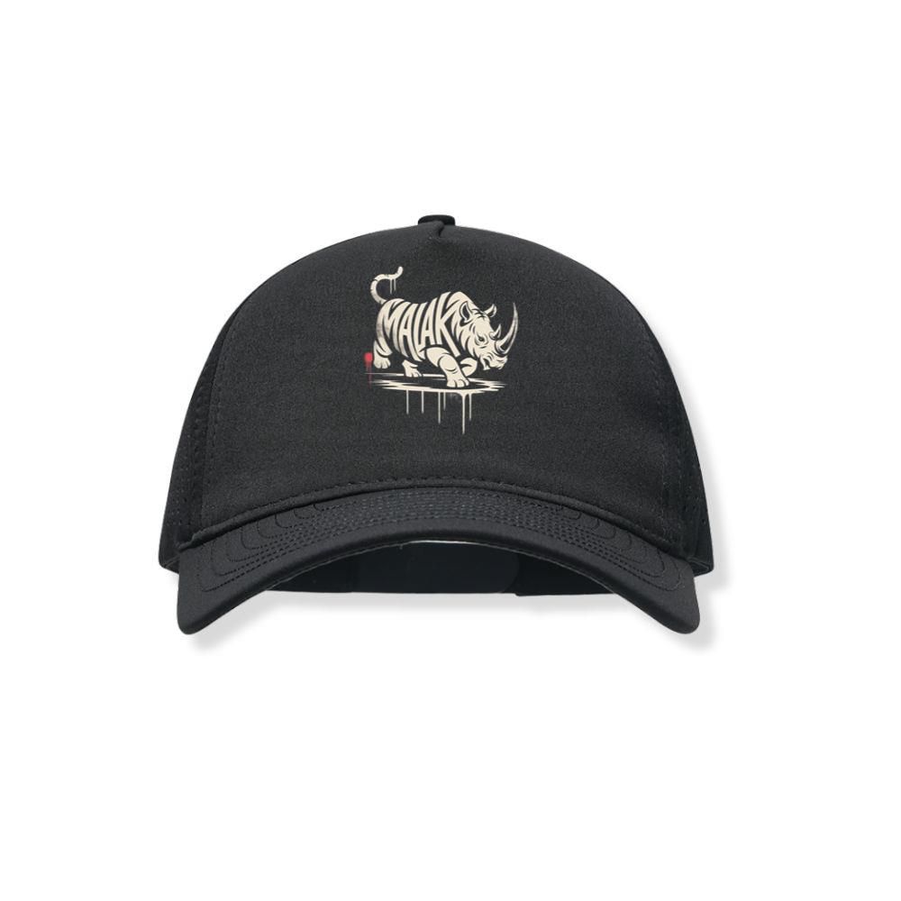 Malak Rhino Retro Horror Graphic Black Hat