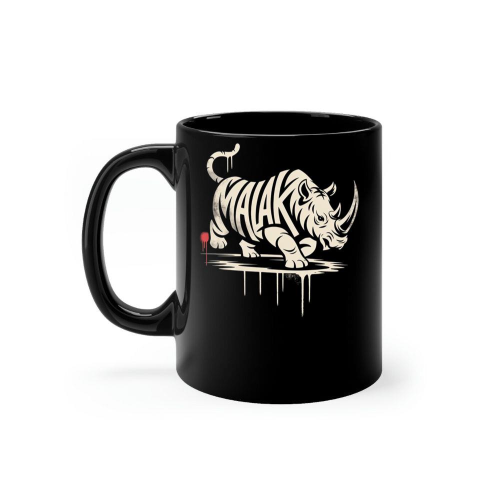 Malak Rhino Retro Horror Graphic Mug