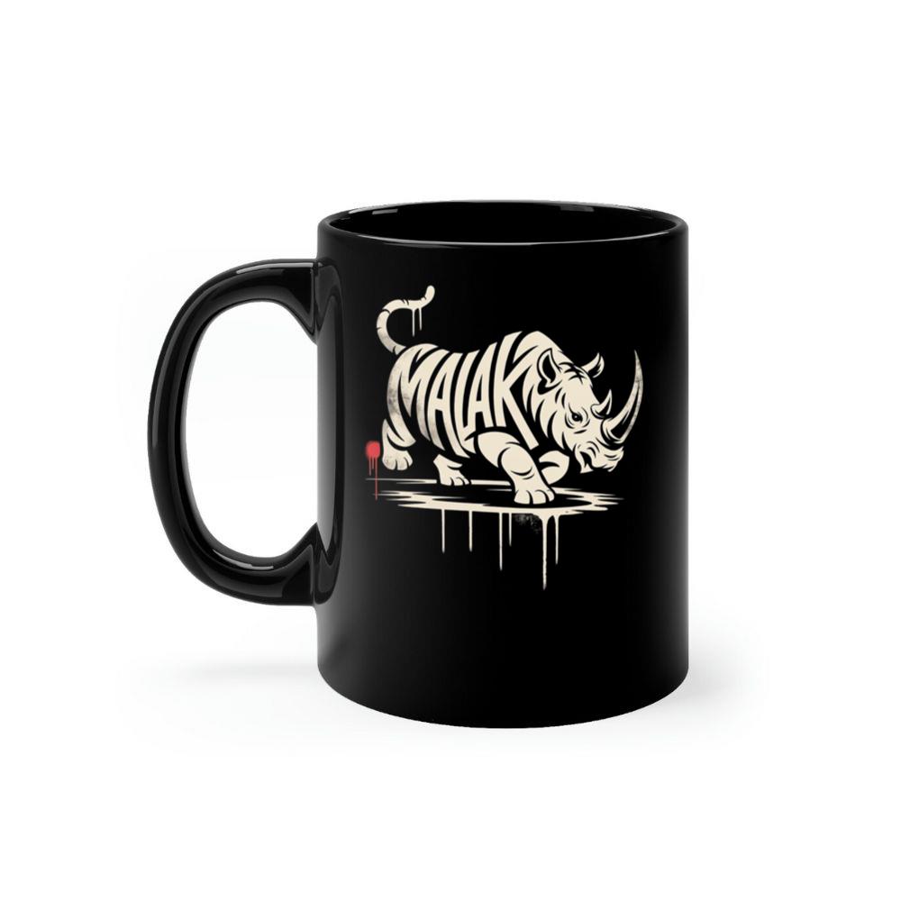 Malak Rhino Retro Horror Graphic Mug