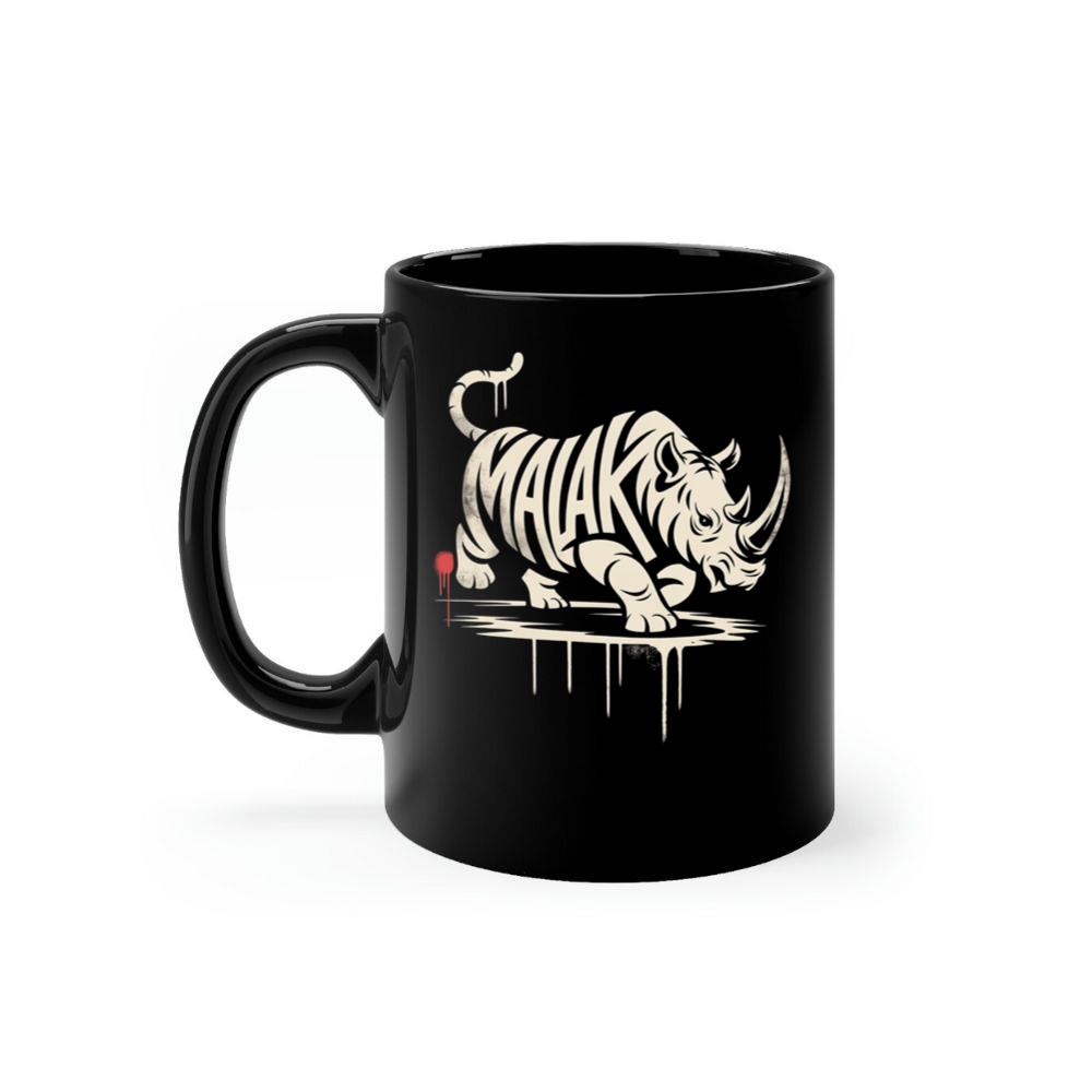 Malak Rhino Retro Horror Graphic Mug
