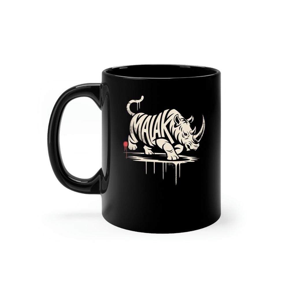 Malak Rhino Retro Horror Graphic Mug