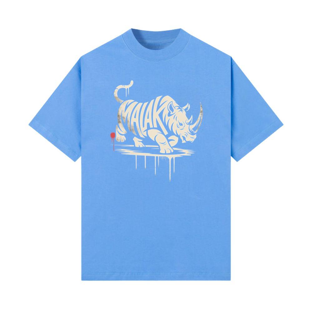 Malak Rhino Retro Horror Graphic T-Shirts
