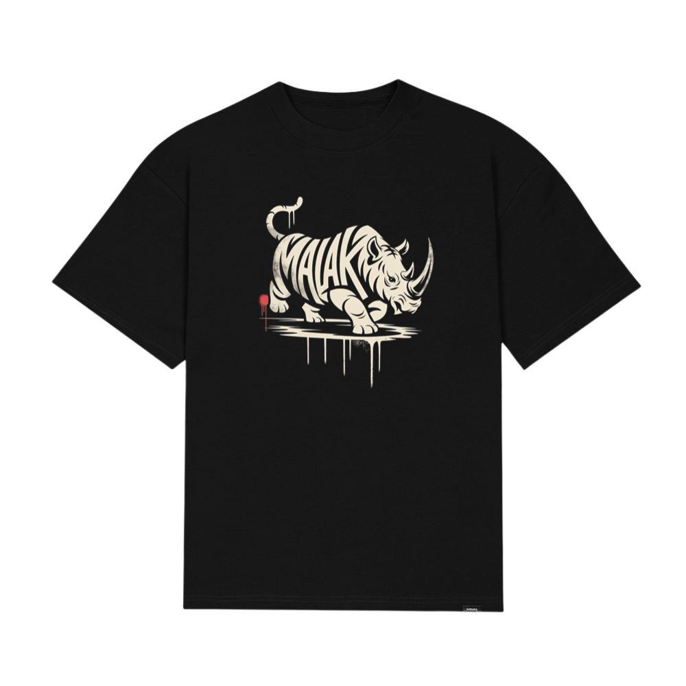 Malak Rhino Retro Horror Graphic T-Shirts