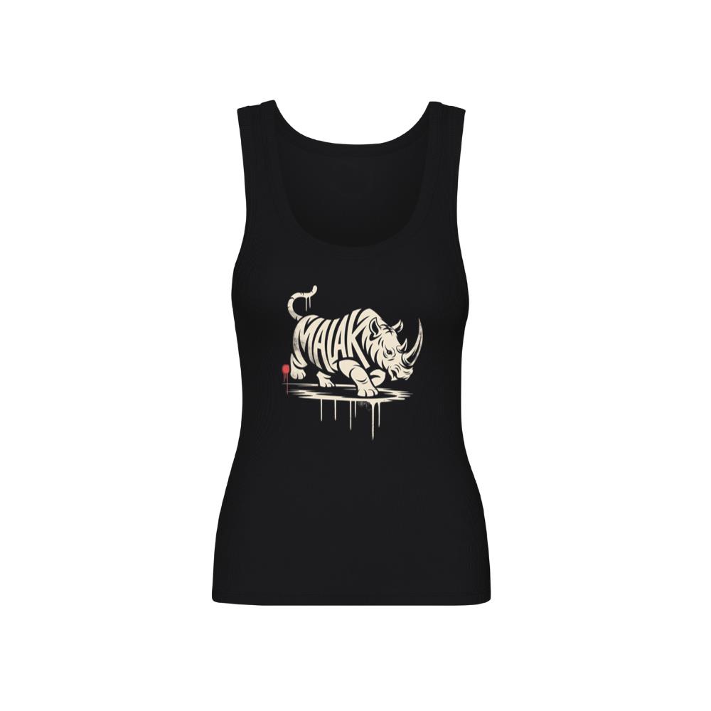 Malak Rhino Retro Horror Graphic TankTop 
