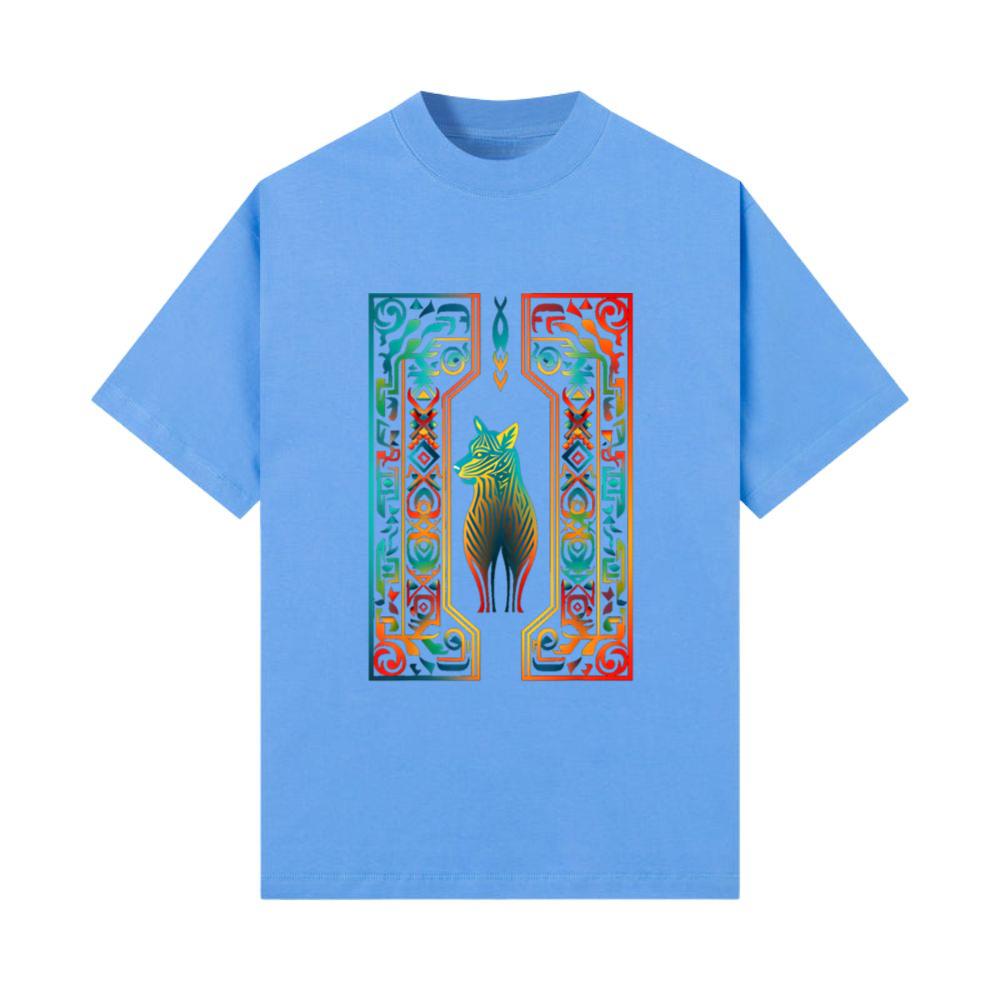 Mandala Animal Motif Colorful T-Shirt