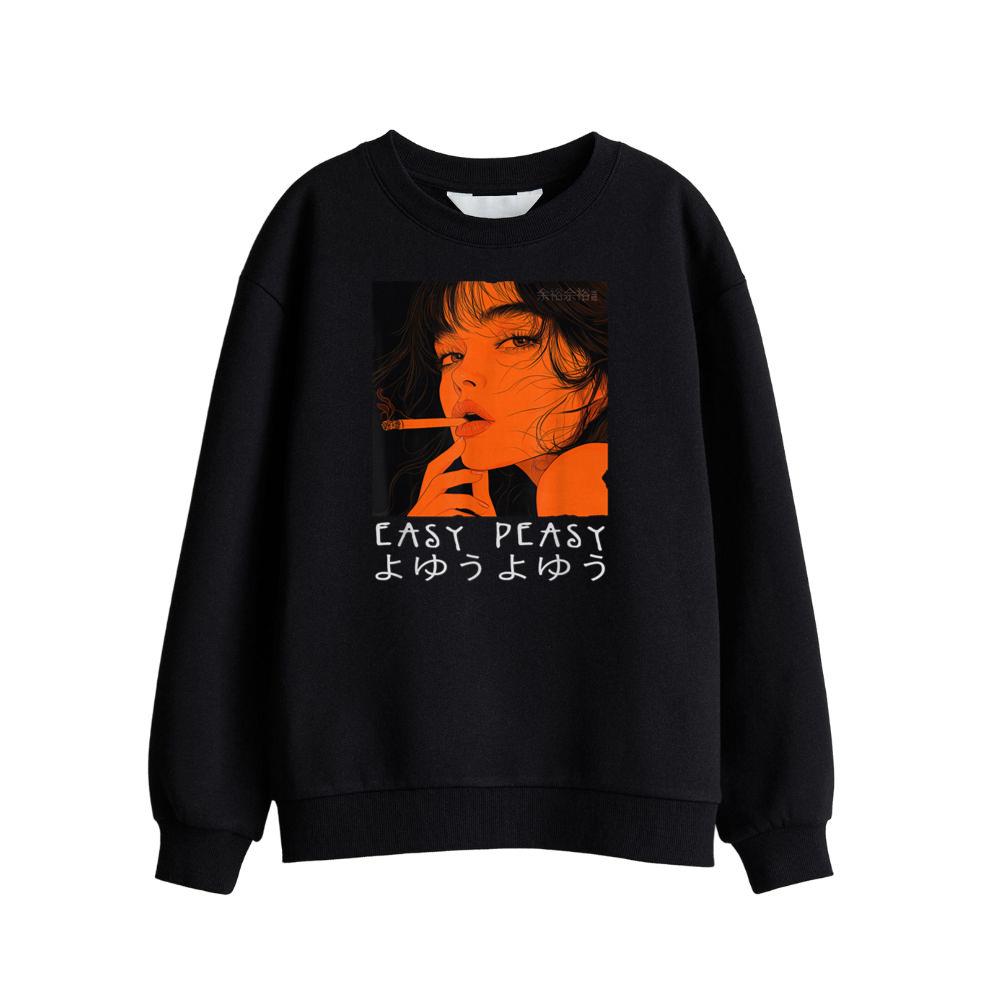Manga Hip Hop Retro Vintage Hipster Urban Streetwear Anime Sweatshirt