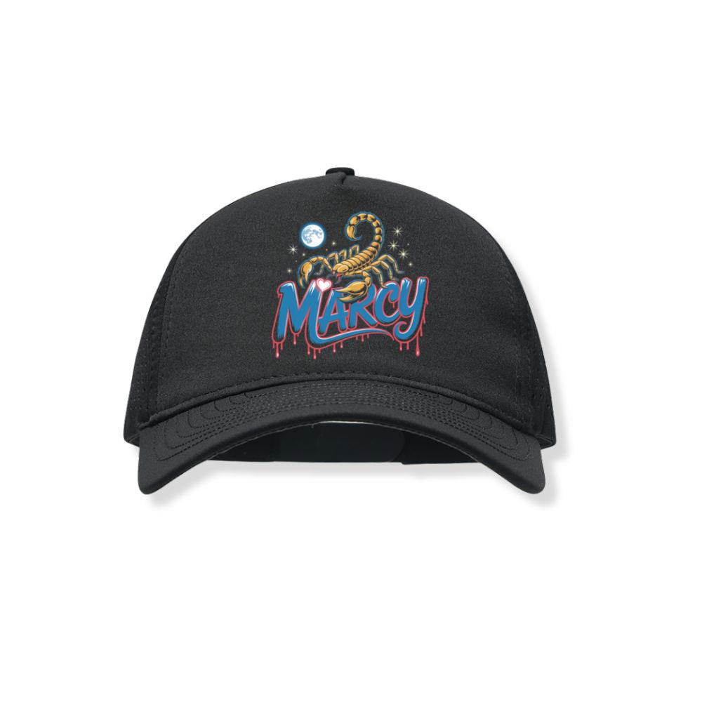 Marcy Scorpion Moon Retro Graphic Design Black Hat