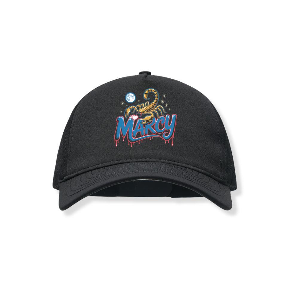 Marcy Scorpion Moon Retro Graphic Design Black Hat