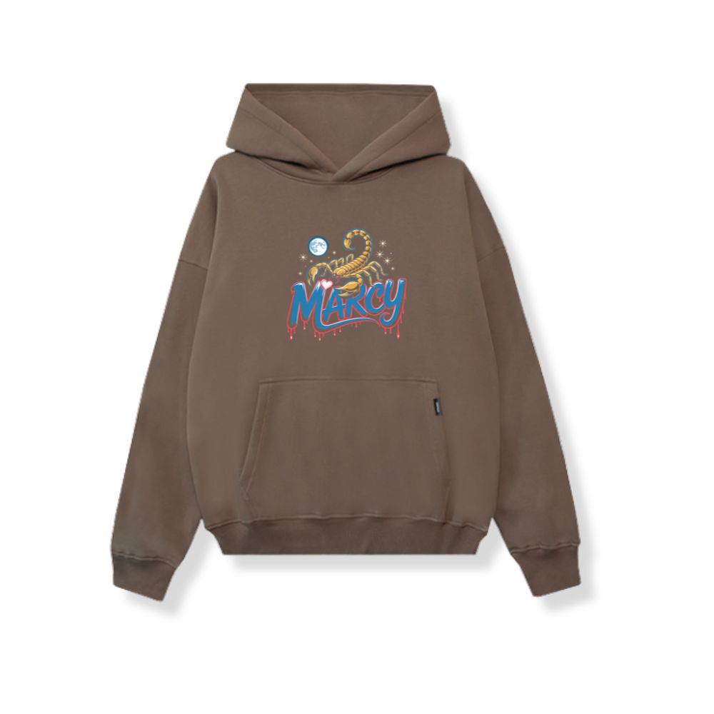 Marcy Scorpion Moon Retro Graphic Design Hoodie - Image 2