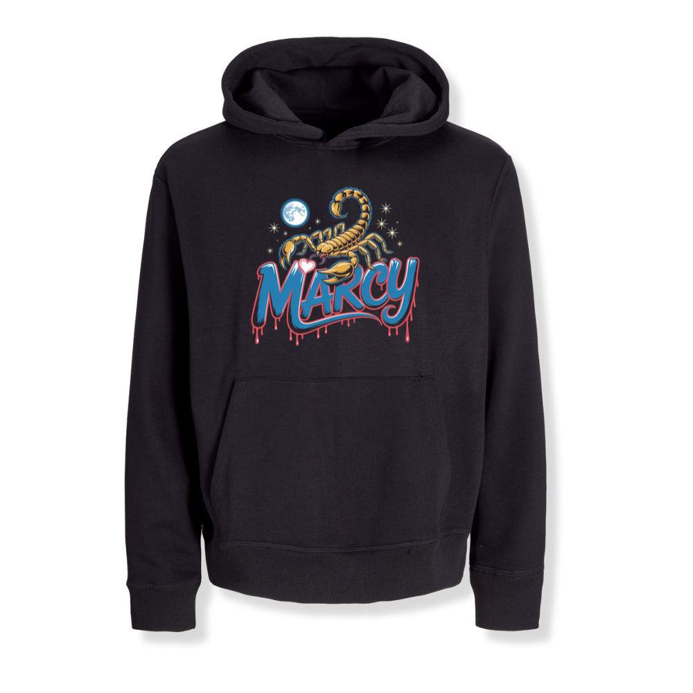 Marcy Scorpion Moon Retro Graphic Design Hoodies