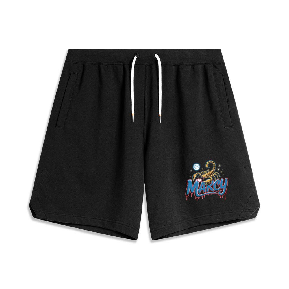 Marcy Scorpion Moon Retro Graphic Design Men's Basketball Shorts