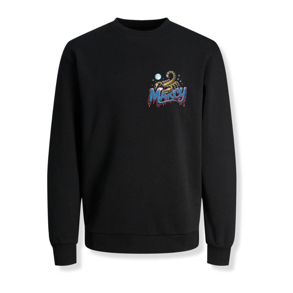 Marcy Scorpion Moon Retro Graphic Design Sweatshirt