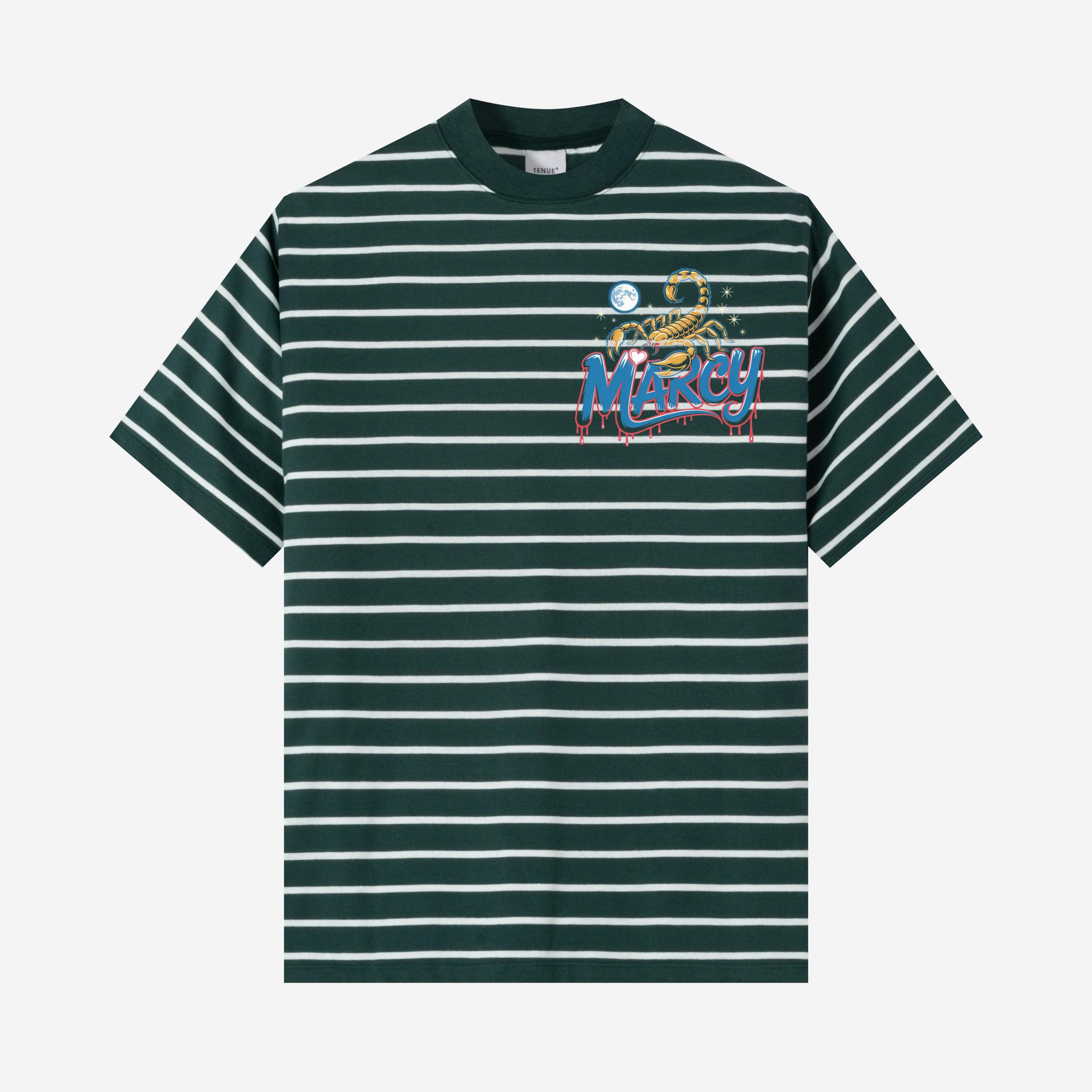 Marcy Scorpion Moon Retro Graphic Design T-Shirt - Image 2