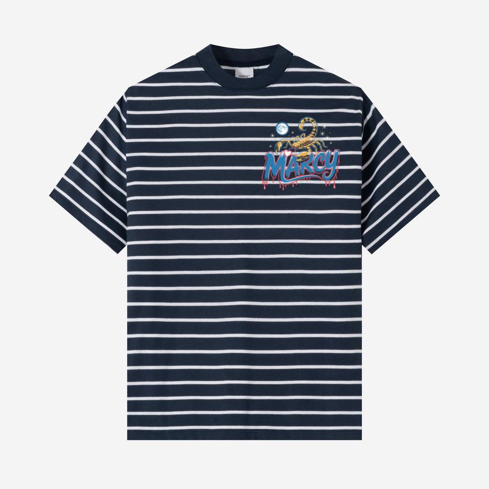 Marcy Scorpion Moon Retro Graphic Design T-Shirt