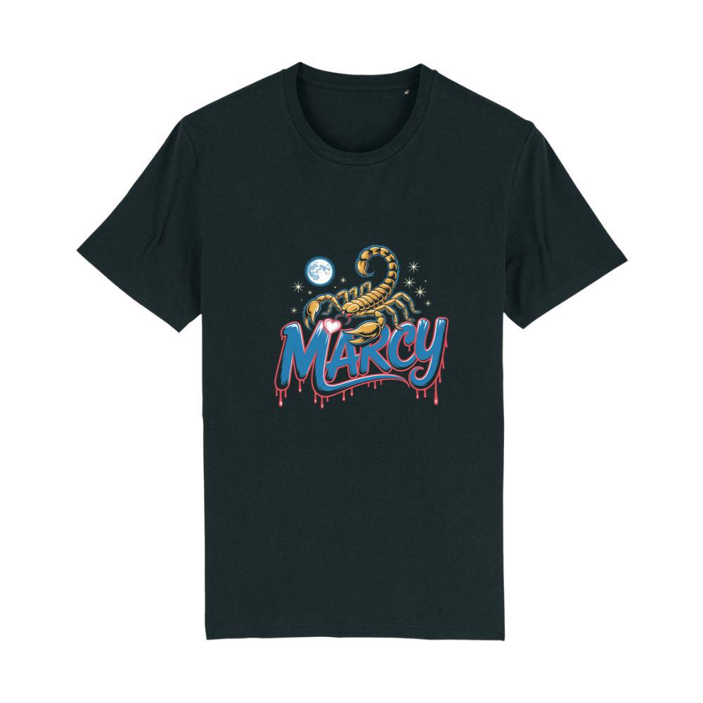 Marcy Scorpion Moon Retro Graphic Design T-Shirts