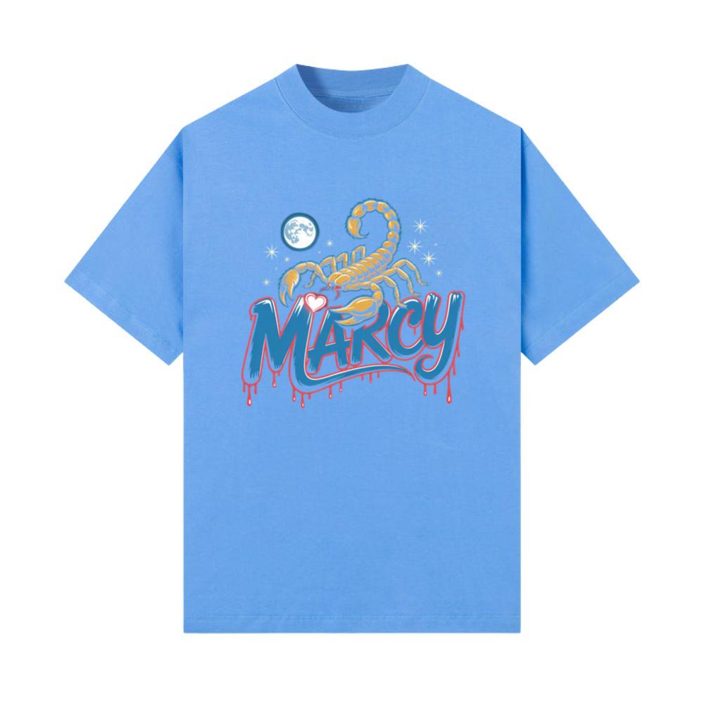 Marcy Scorpion Moon Retro Graphic Design T-Shirts
