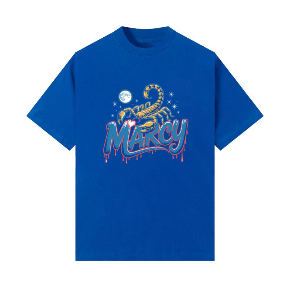 Marcy Scorpion Moon Retro Graphic Design T-Shirts - Image 2