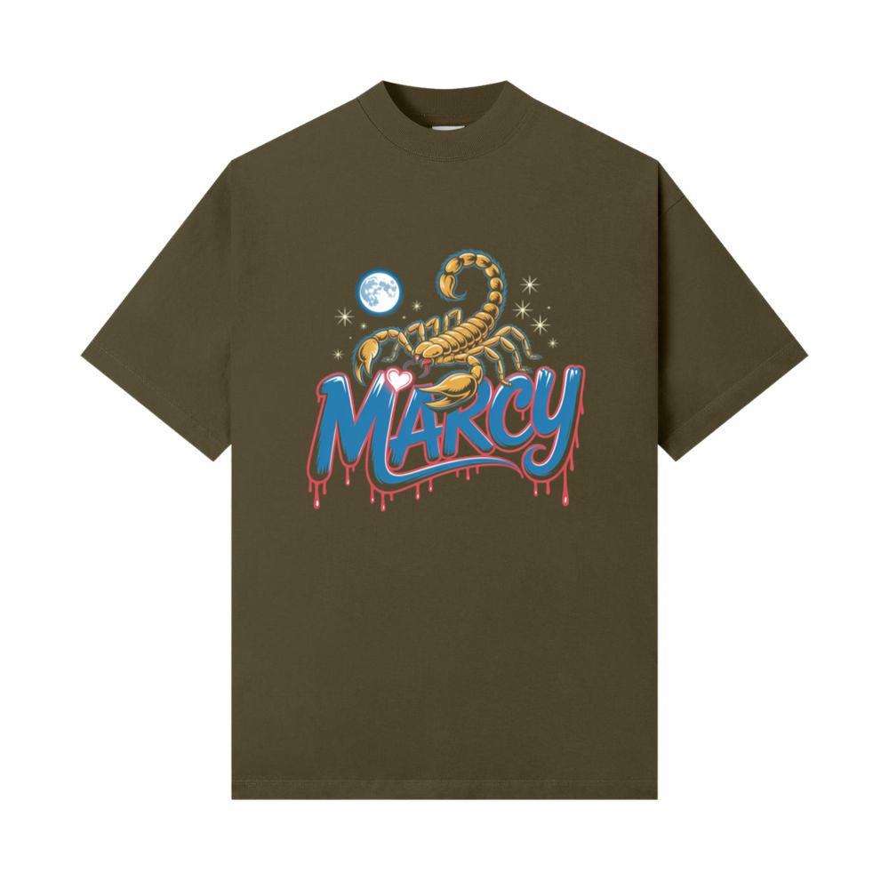 Marcy Scorpion Moon Retro Graphic Design T-Shirts - Image 3