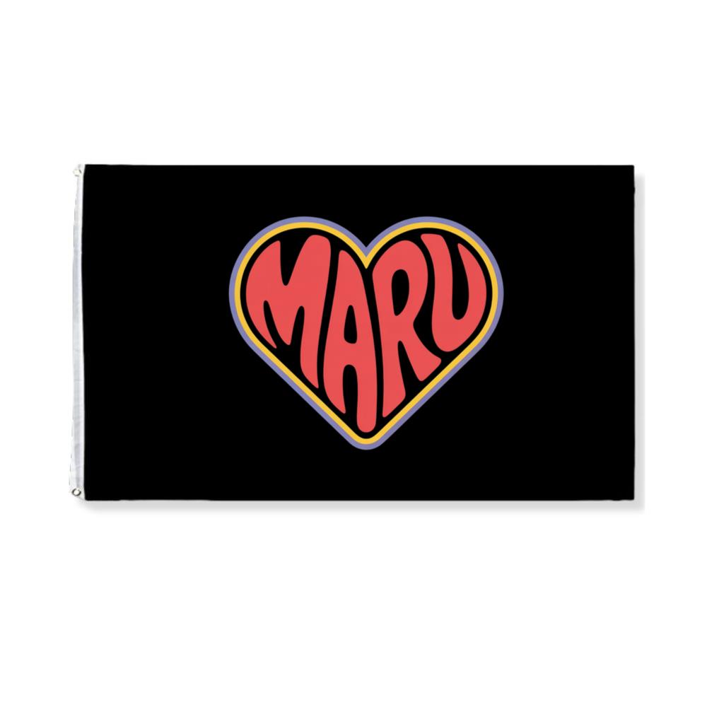 Maru Retro Heart Graphic Flat