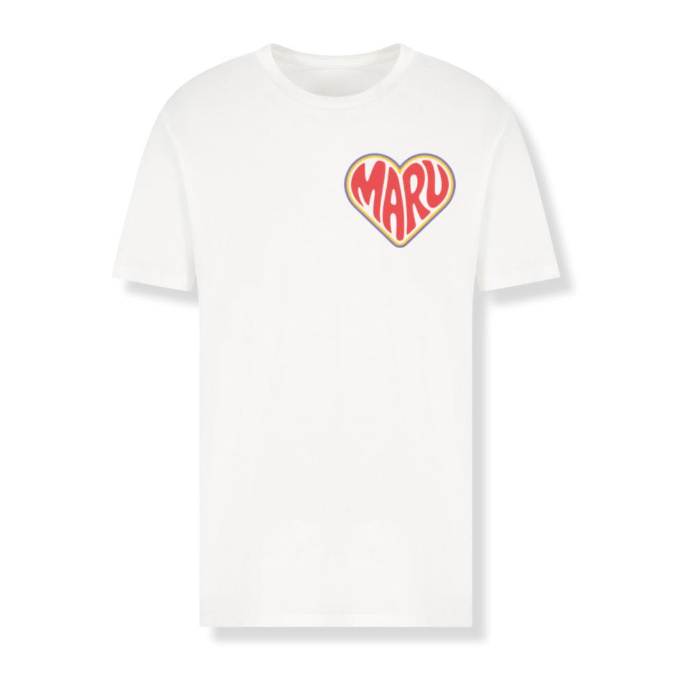 Maru Retro Heart Graphic T-Shirt