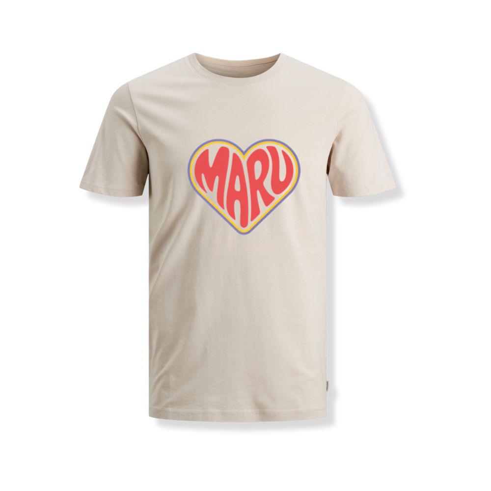 Maru Retro Heart Graphic T-Shirts