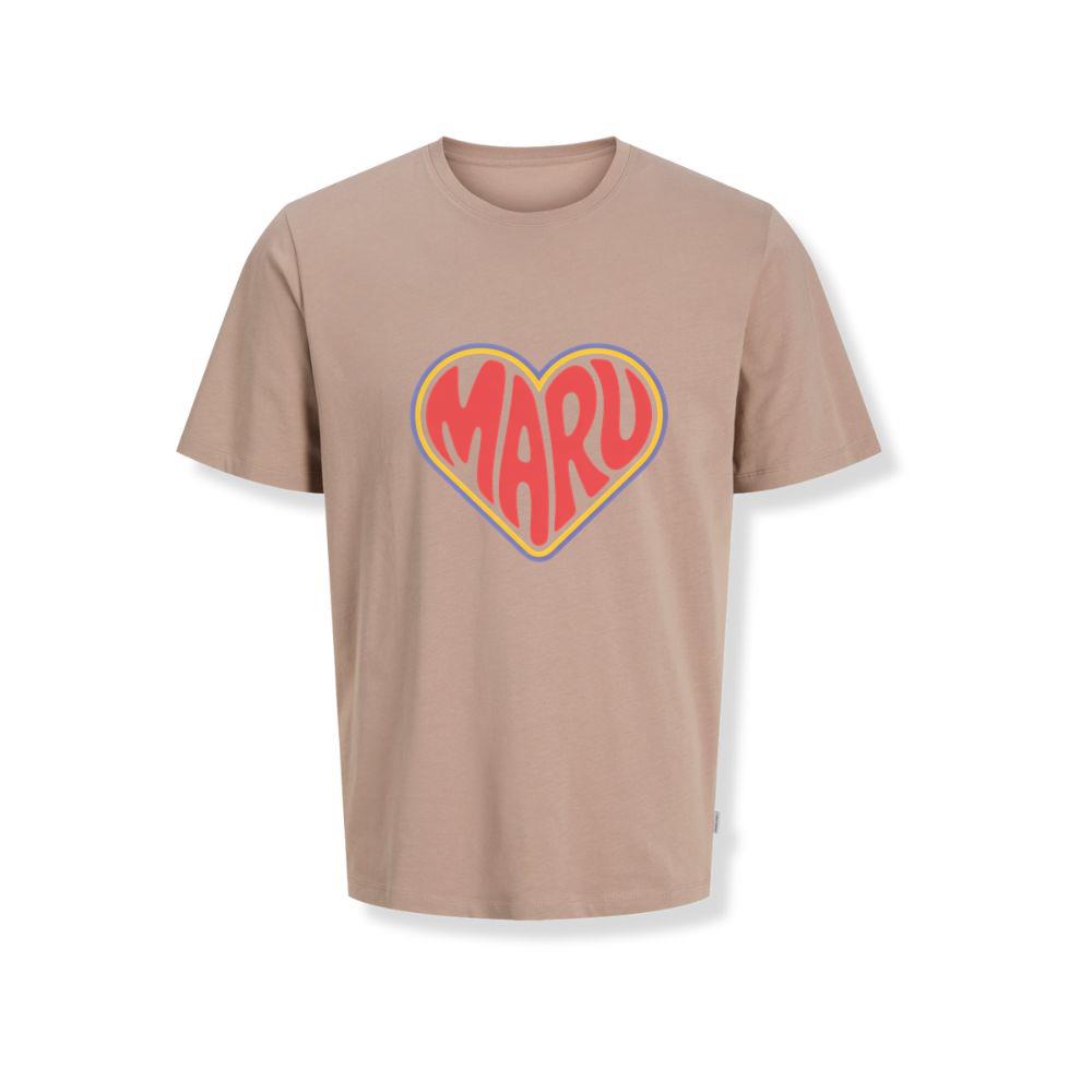 Maru Retro Heart Graphic T-Shirts