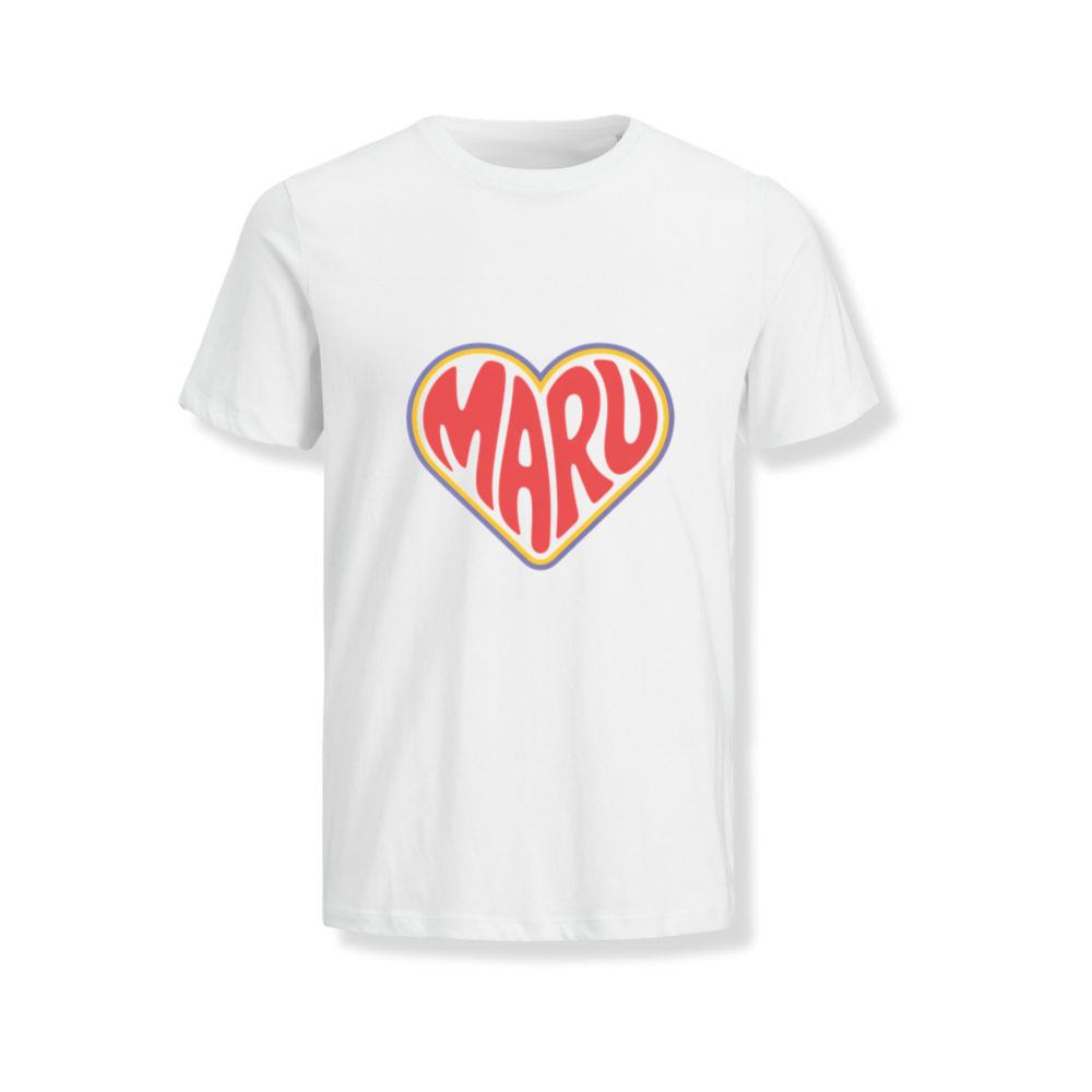 Maru Retro Heart Graphic T-Shirts