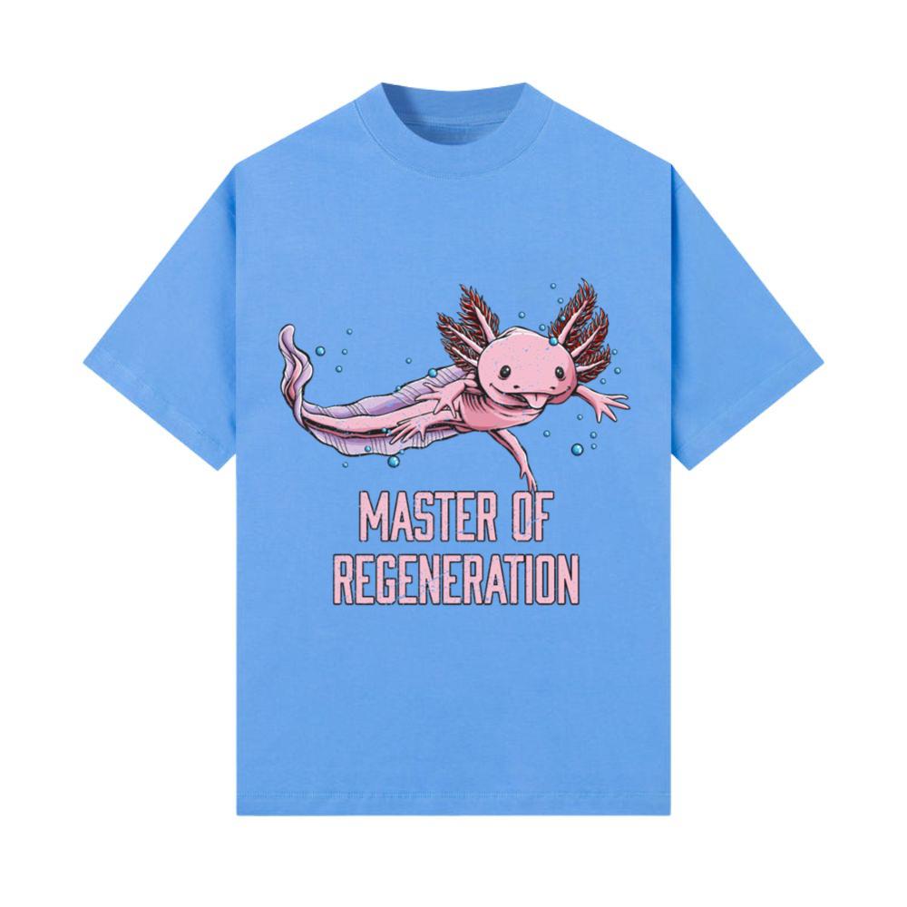 Master of Regeneration Axolotl Sea Animals Salaman T-Shirt