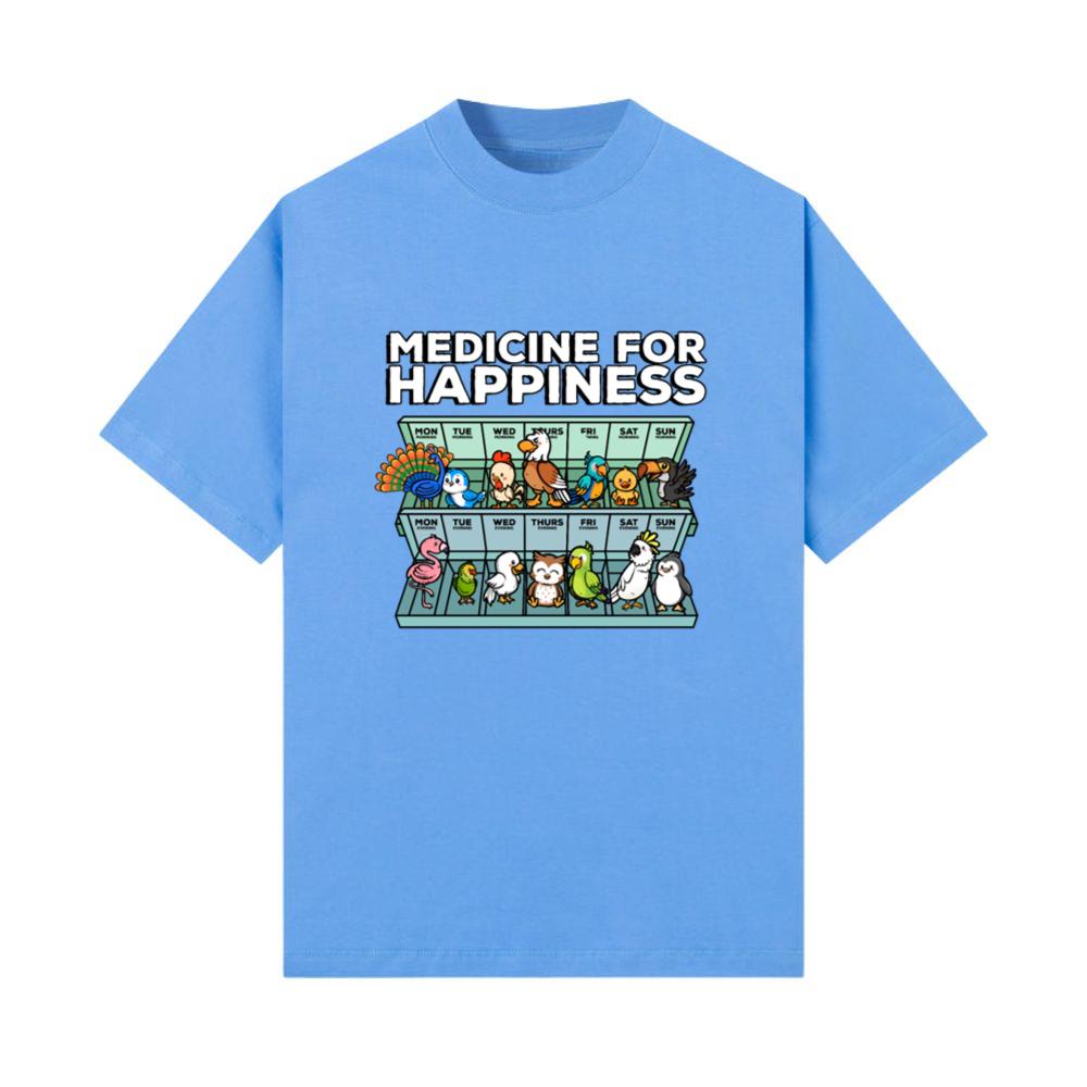 Medicine For Happiness Cute Zoo Wildlife Animal T-Shirt