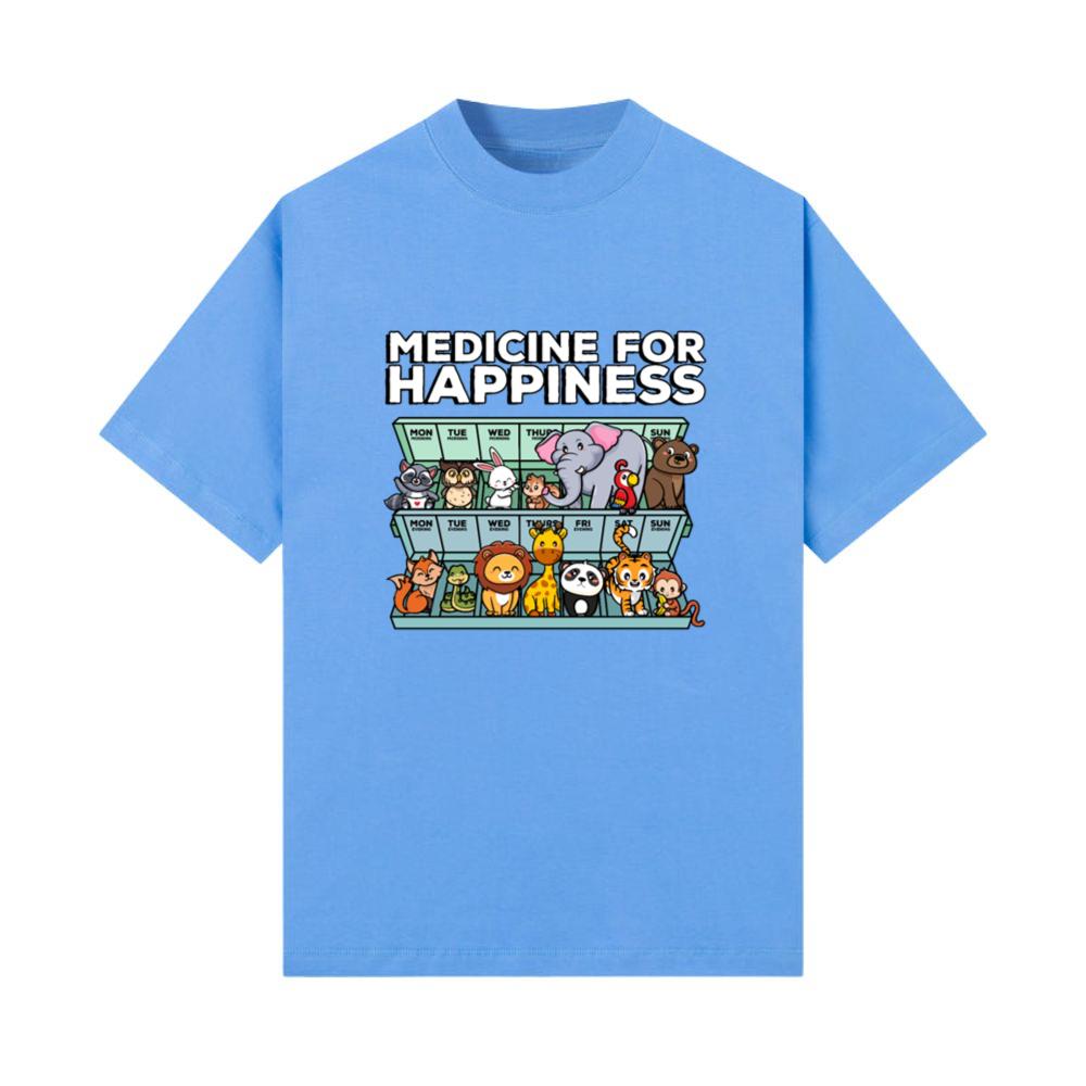 Medicine For Happiness Cute Zoo Wildlife Animals_1 T-Shirt