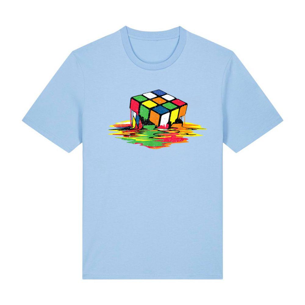 Melting Puzzle Cube Retro Speed Cubing 80's Vintage Toy T-Shirt