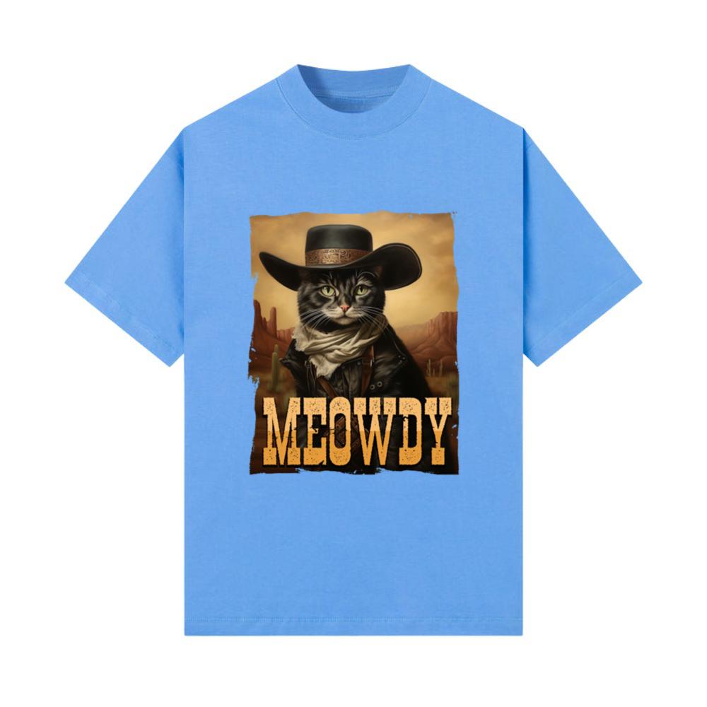 Meowdy Classic Cowboy Western Feline Animal Cute_1 T-Shirt