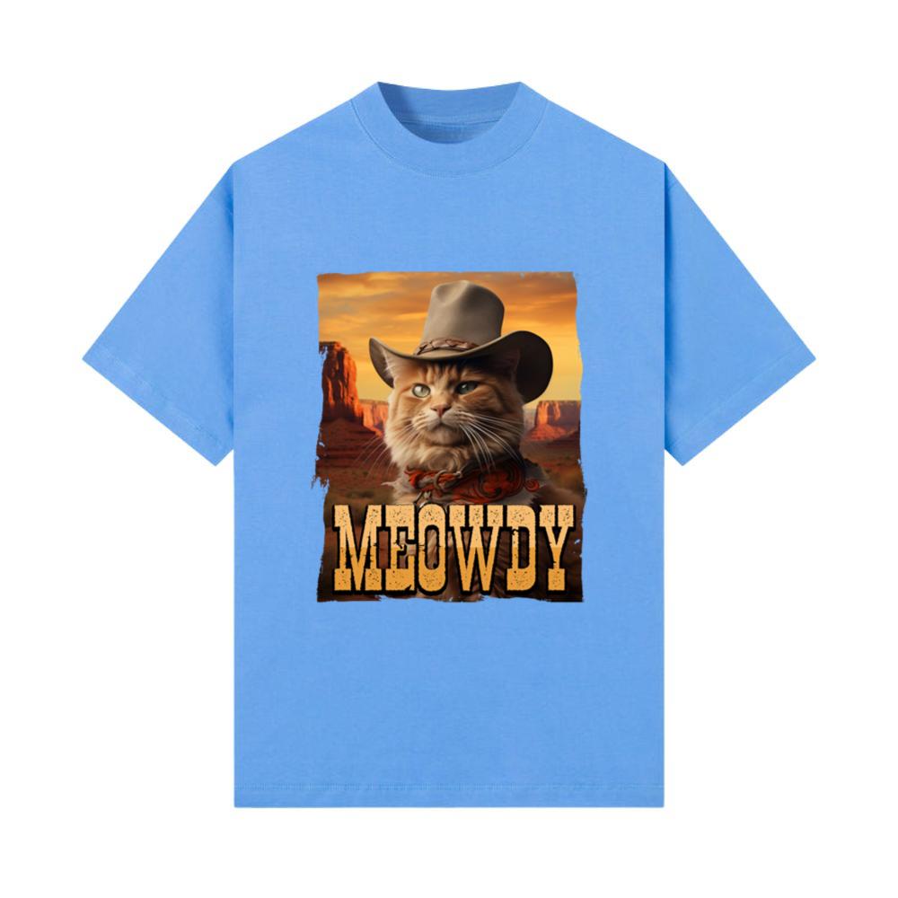 Meowdy Classic Cowboy Western Feline Animal Cute_2 T-Shirt