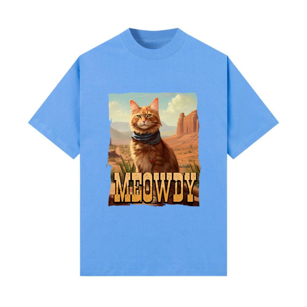 Meowdy Classic Cowboy Western Feline Animal Cute_3 T-Shirt