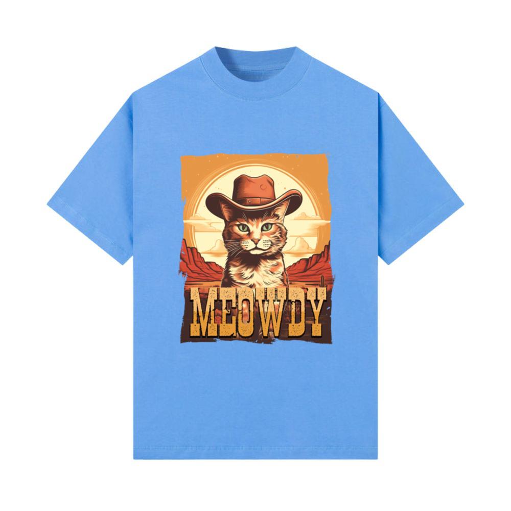 Meowdy Classic Cowboy Western Feline Animal Cute_5 T-Shirt