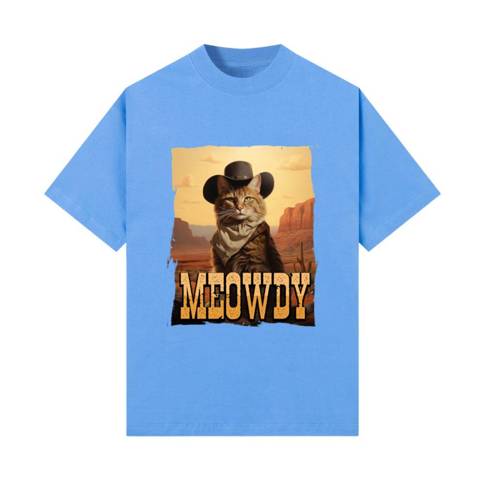 Meowdy Classic Cowboy Western Feline Animal Cute_7 T-Shirt