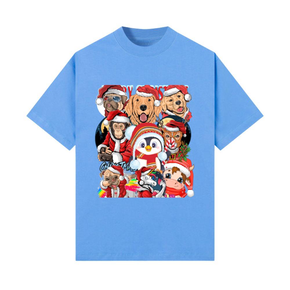 Merry Christmas from All Animals In the World Art T-Shirt