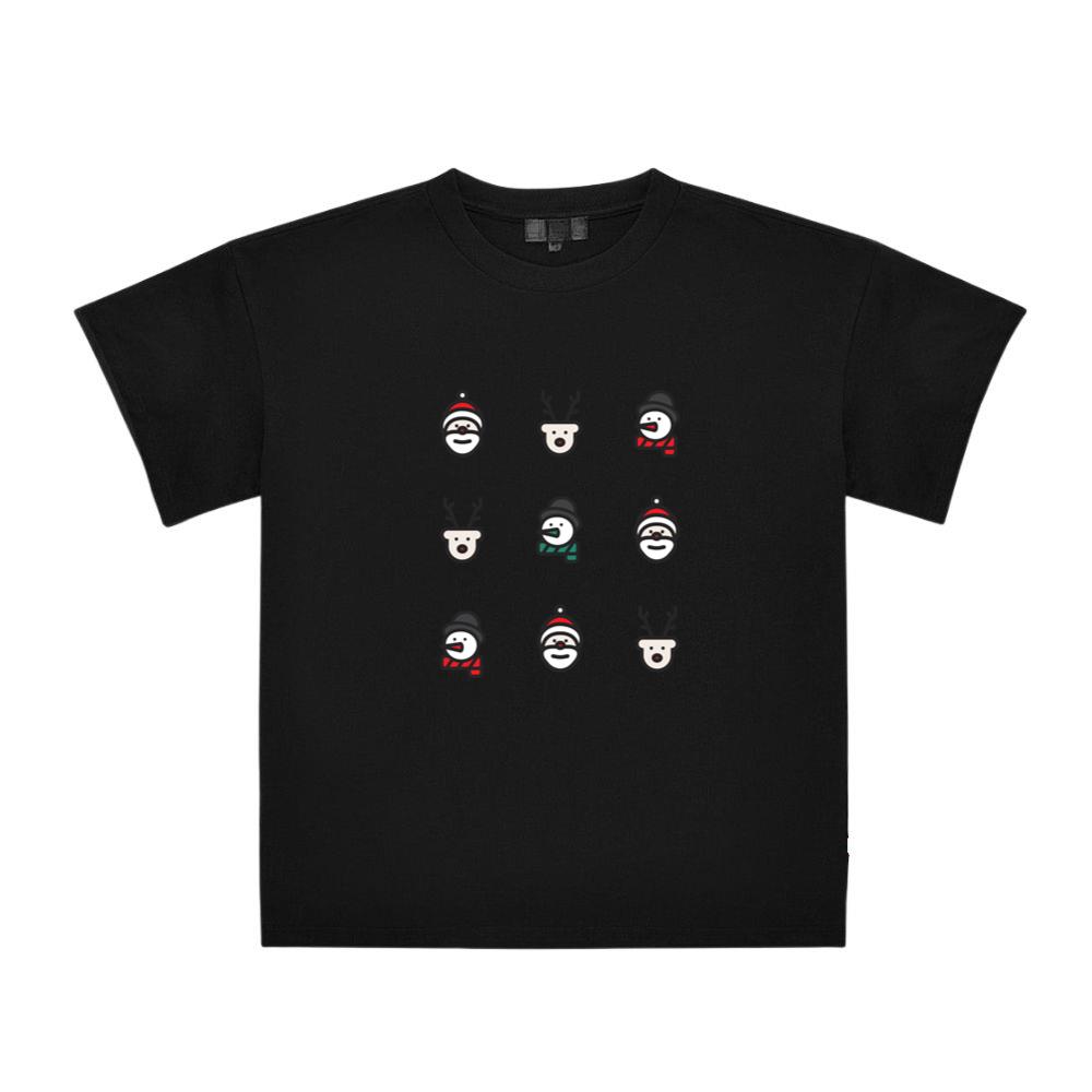 Merry Christmas Icon Holiday Collection Unisex Top T-Shirts