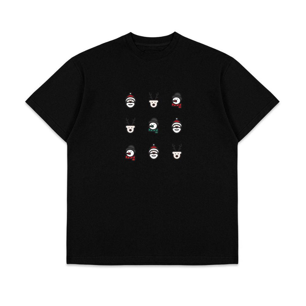 Merry Christmas Icon Holiday Collection Unisex Top T-Shirts