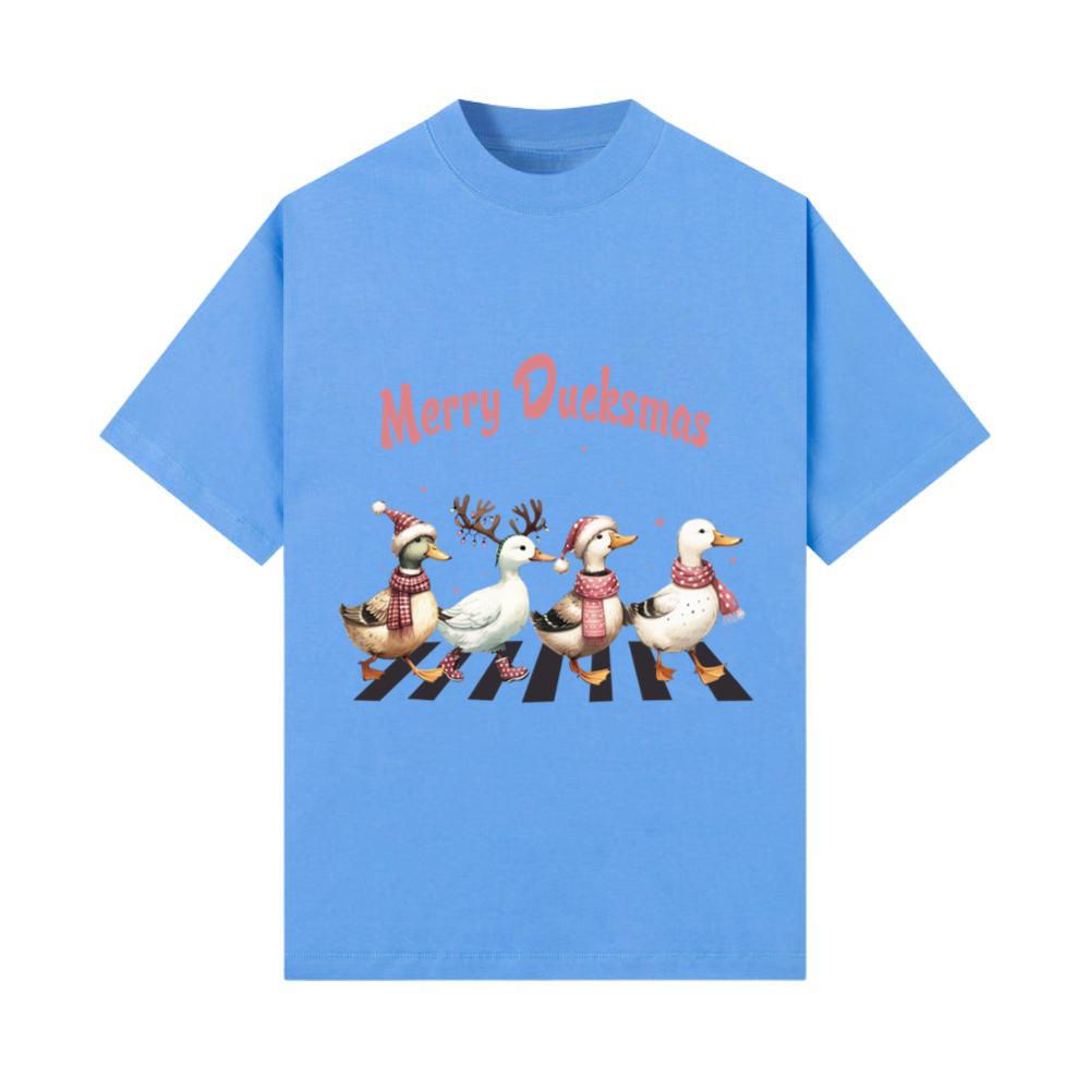 Merry Ducksmas Cute Ducks Farm Animals Christmas T-Shirt