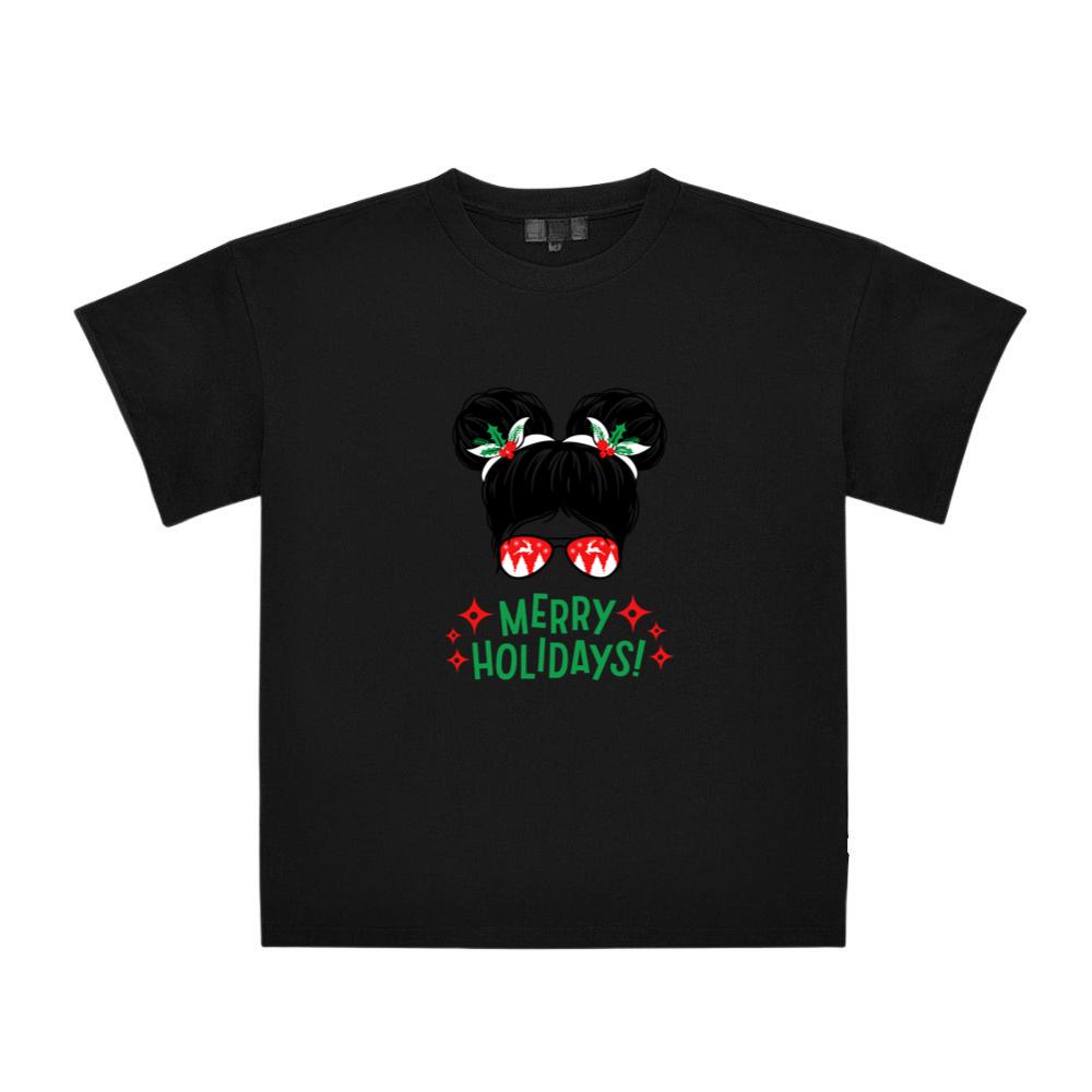 Merry Holidays Girls Slay Top For Women T-Shirts