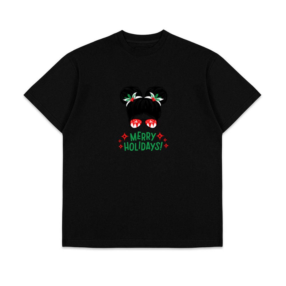 Merry Holidays Girls Slay Top For Women T-Shirts